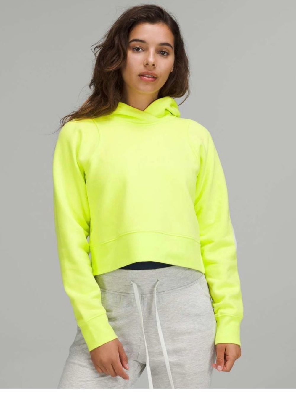 Lululemon Loungeful Cropped Hoodie
Electric Lemon